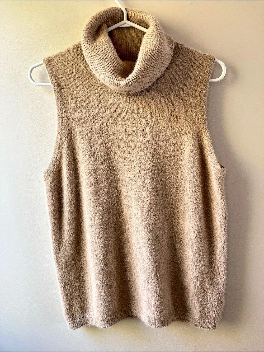 Cynthia Rowley Sleeveless Cowl Neck Sweater Size Large